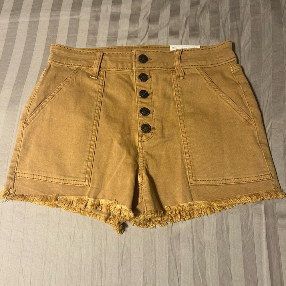 High rise Jean shorts